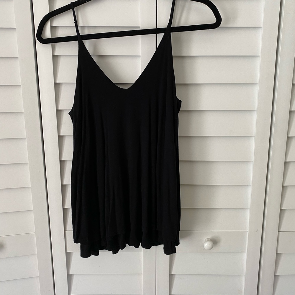 Black low cut tank